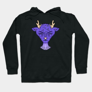 Cautious Space Deer Hoodie